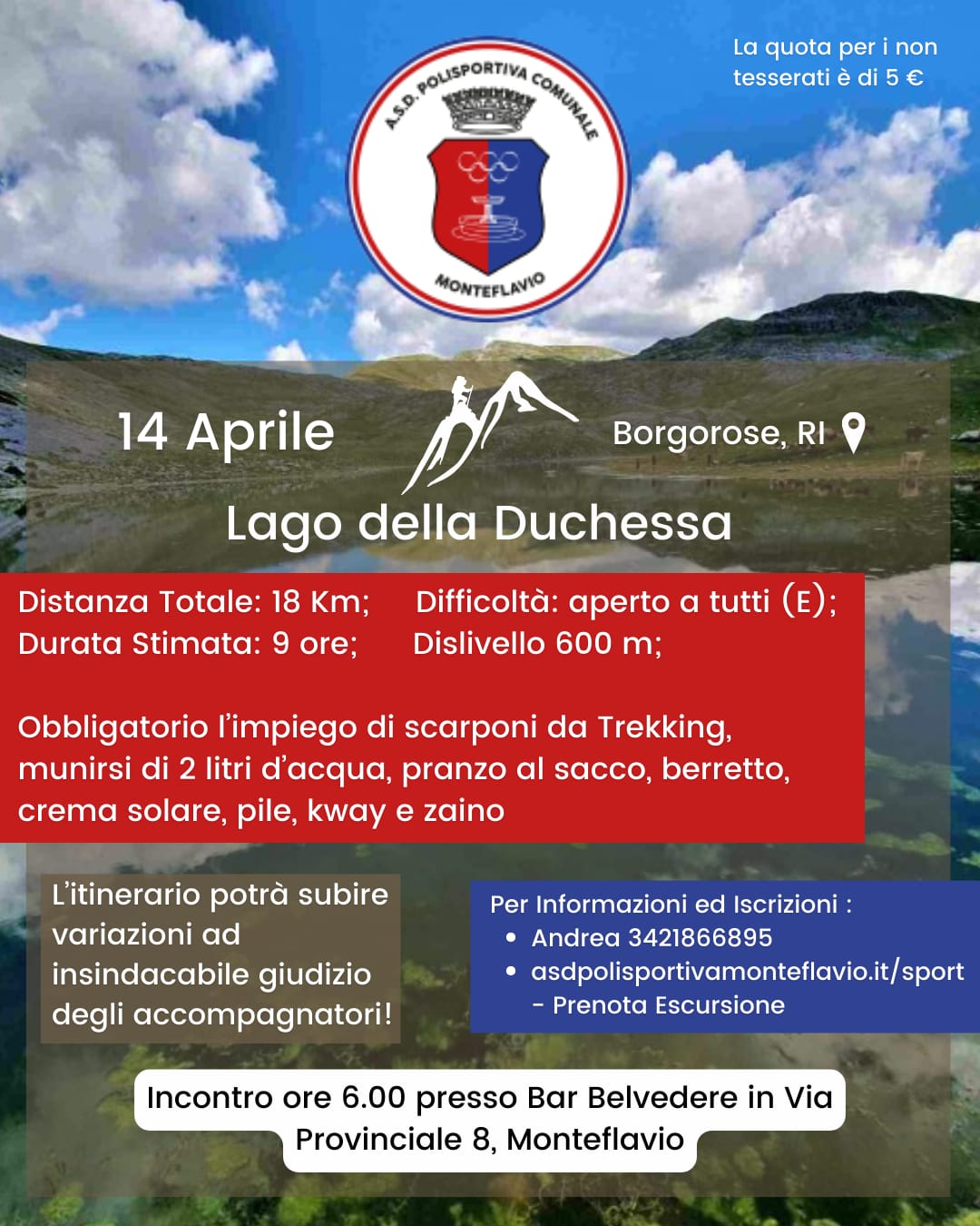 Escursione al Lago della Duchessa
